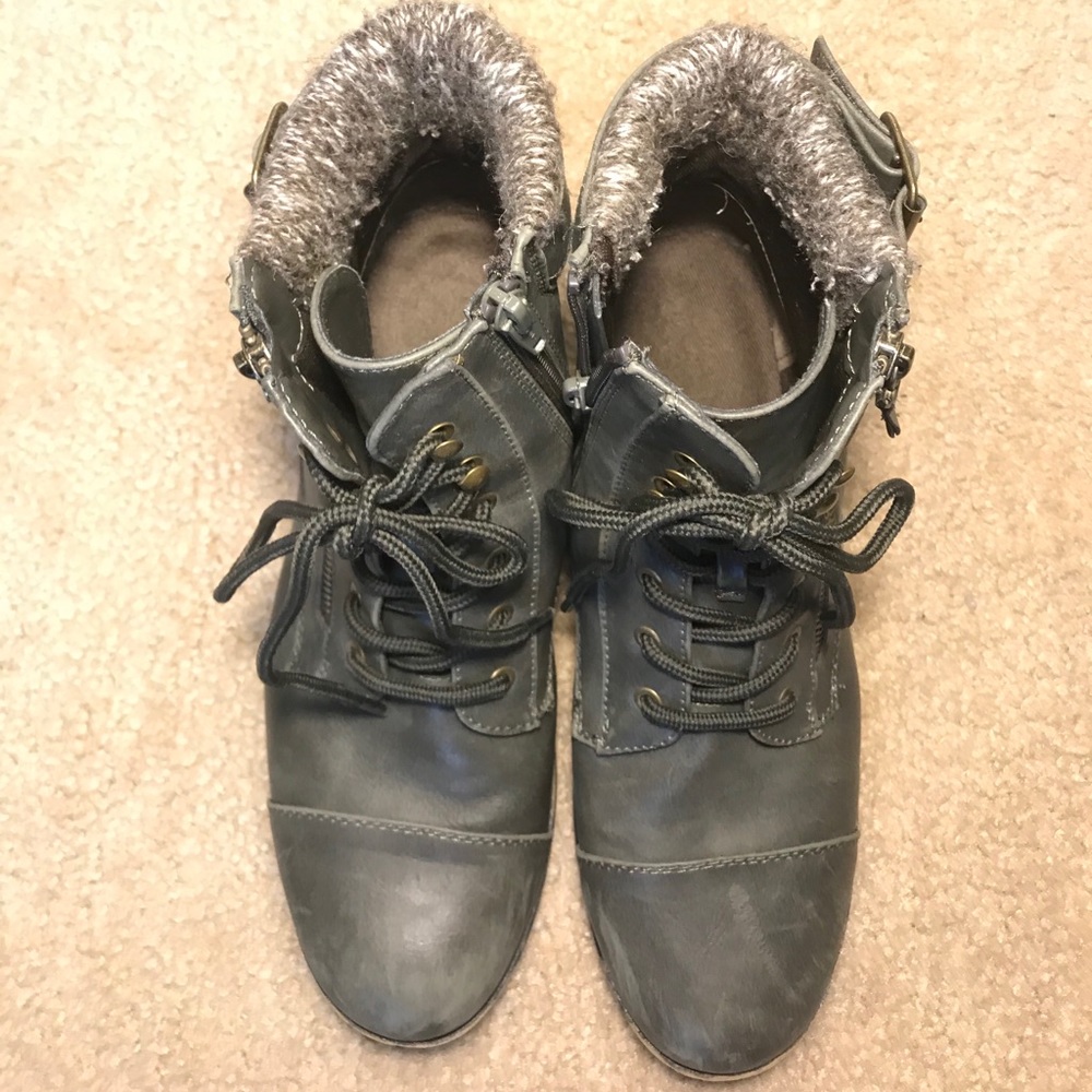 Olive Green Boots